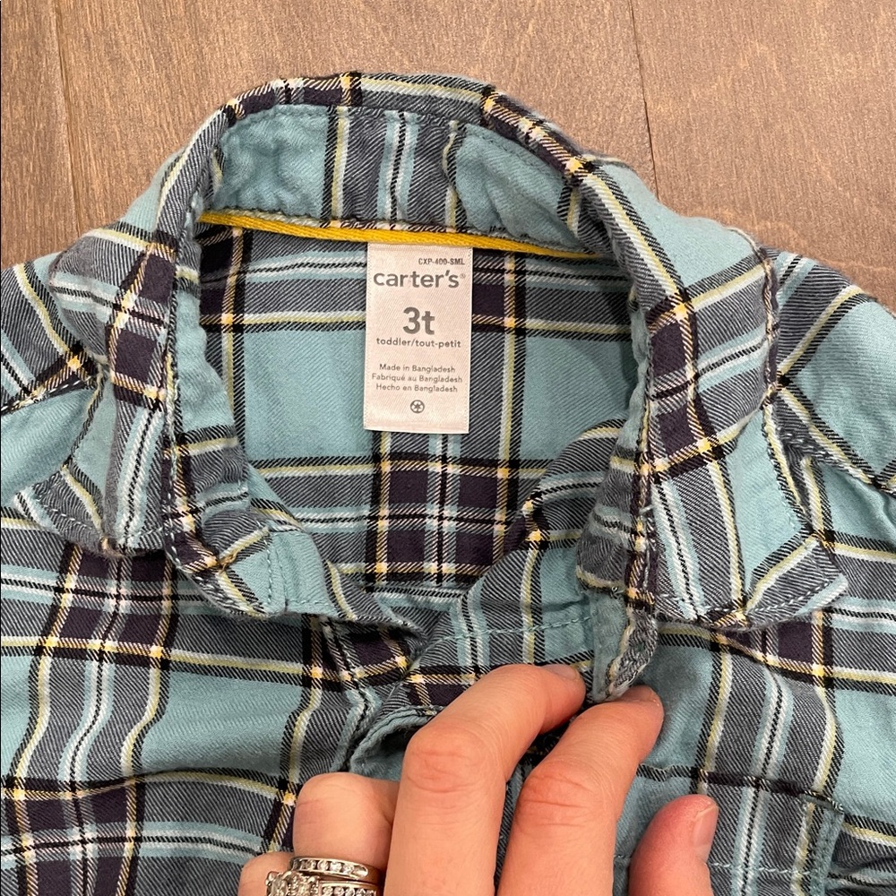 3pc Flanels shirts Bundle size 3T - Picture 7 of 9